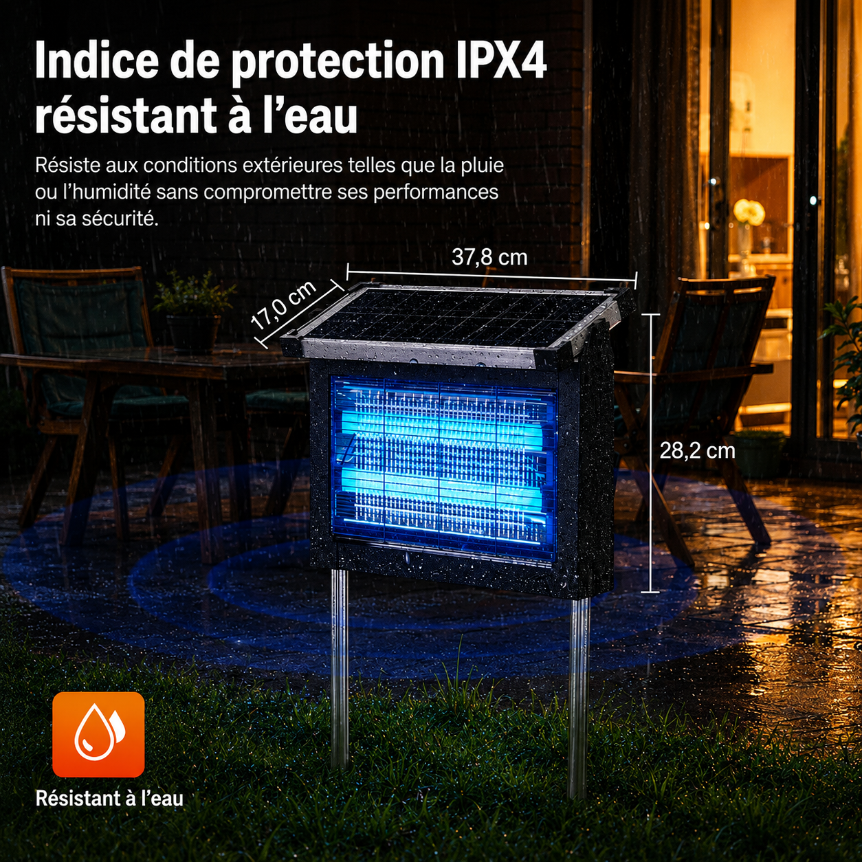 MozzieGuard™ - Piège à insectes solaire